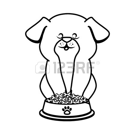 450x450 Plump Cute Guinea Pig, Black And White Drawing. Royalty Free