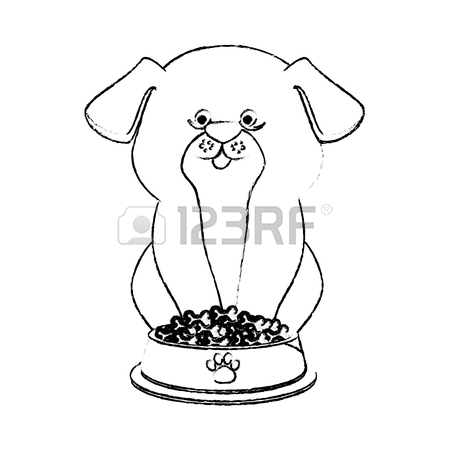 450x450 Plump Cute Guinea Pig, Sketch Graphics Colored Royalty Free