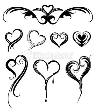 Cute Heart Designs Drawing