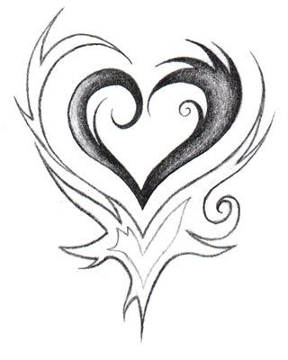 Cute Heart Designs Drawing at GetDrawings | Free download