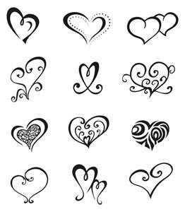 262x300 Cute Heart Tats Women Stuff Shop