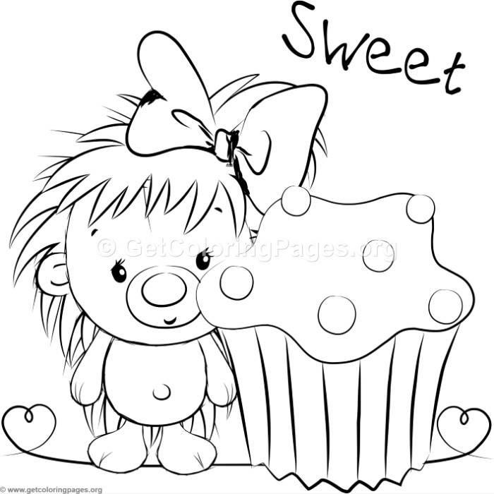 700x700 Cute Hedgehog 10 Coloring Pages