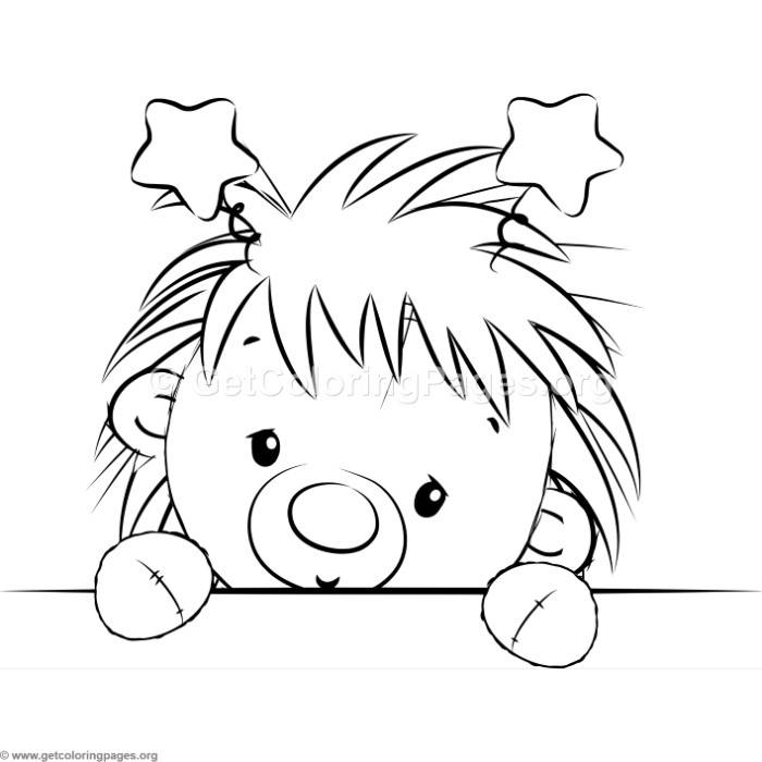 700x700 Cute Hedgehog 9 Coloring Pages
