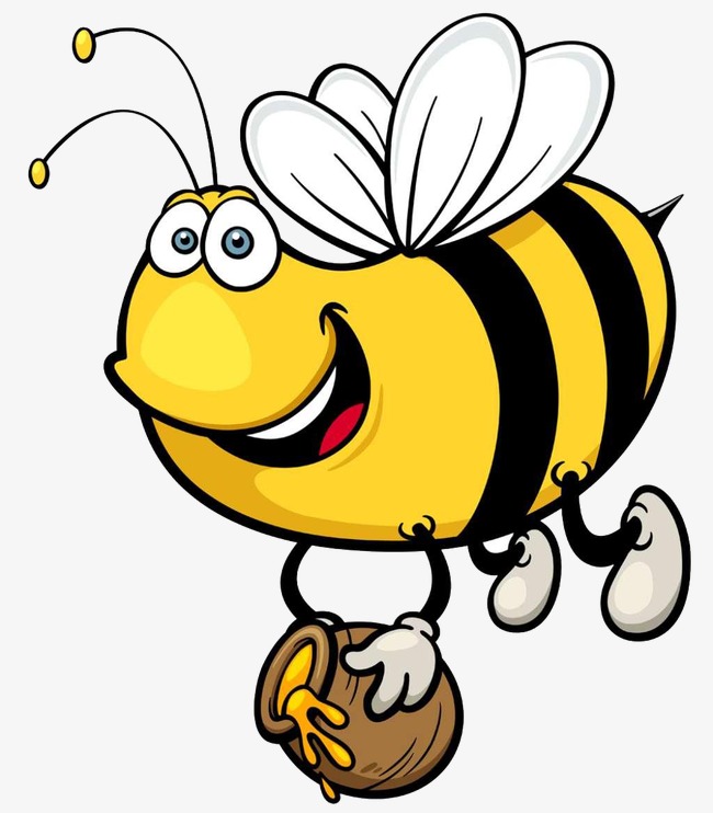 650x742 Cartoon Bee, Cute Cartoon, Animal, Stick Figure Png Image For Free