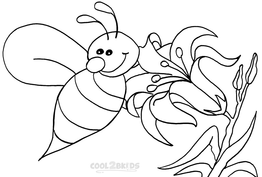 900x607 Coloring Pages Outstanding Coloring Pages Draw A Bee Php Cute