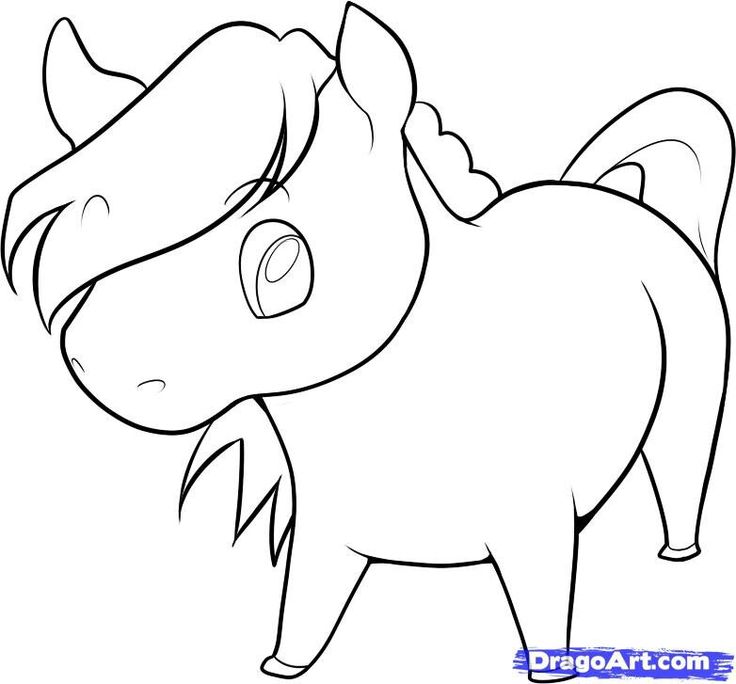 Cute Horse Drawing