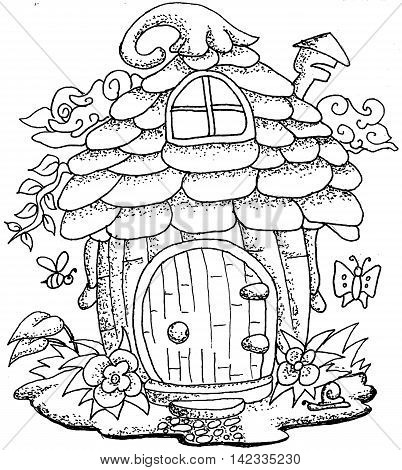 402x470 Cute Fairy Tale Town Doodle Image Amp Photo Bigstock