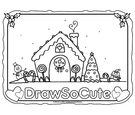 454x388 Christmas Coloring Page Gingerbread House Aarushi