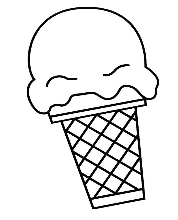 600x743 Ice Cream Cone Coloring Book Plus Big Ice Cream Scoop Coloring