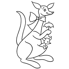 230x230 Top 10 Free Printable Kangaroo Coloring Pages Online