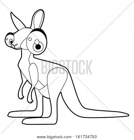 450x470 Coloring Pattern Page. Funny Cute Vector Amp Photo Bigstock