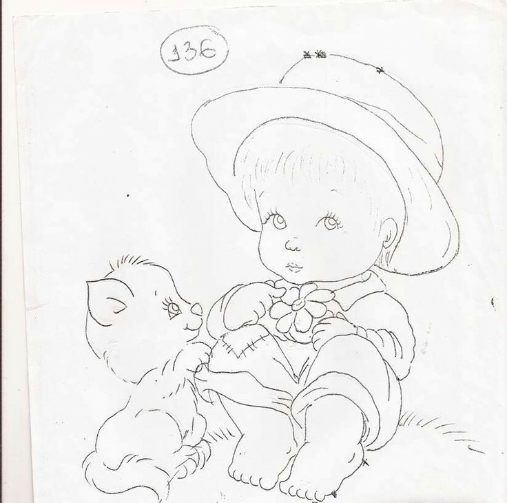 736x730 Cute Kid Drawings Printables Embroidery, Kid