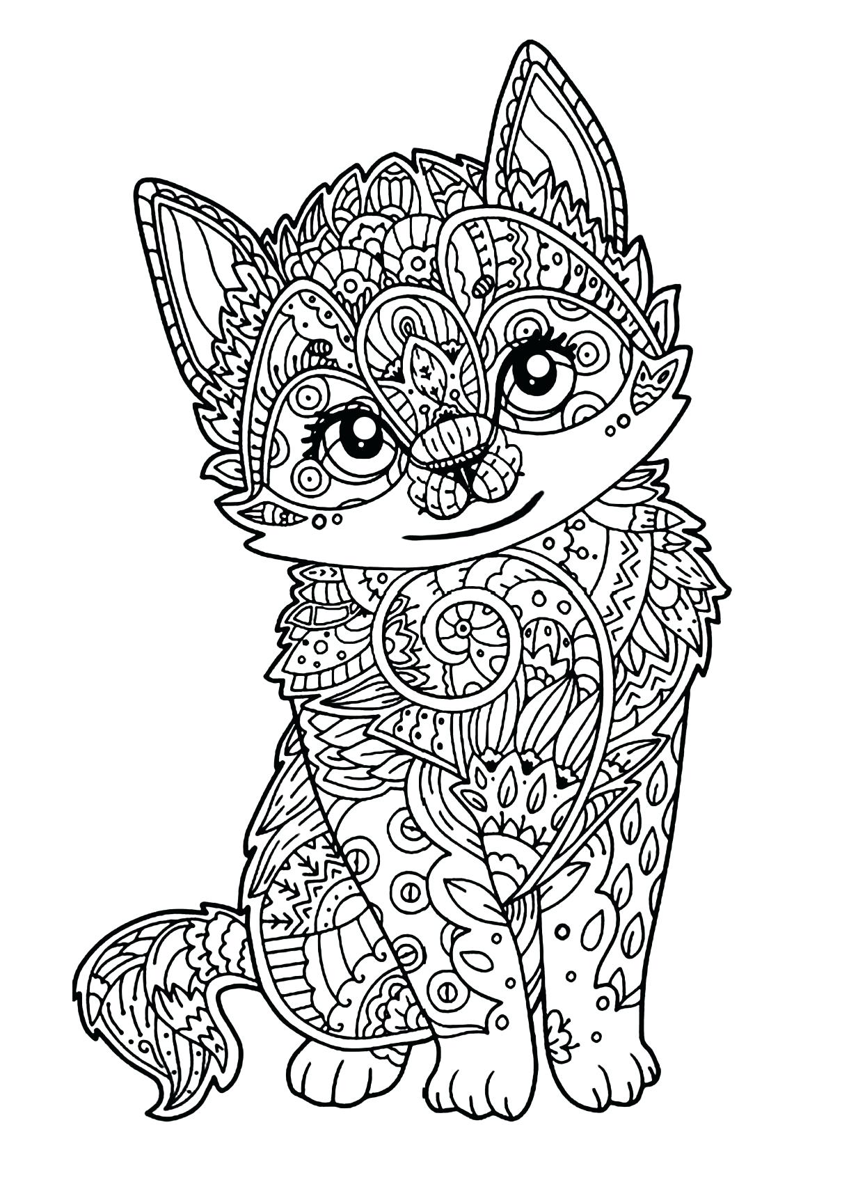 1210x1708 Coloring Tabby Cat Coloring Pages Drawing Kitty Cute Easy