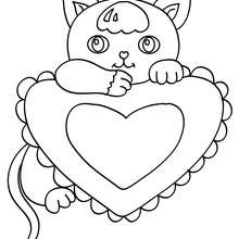 220x220 Kitten Coloring Pages, Drawing For Kids, Reading Amp Learning