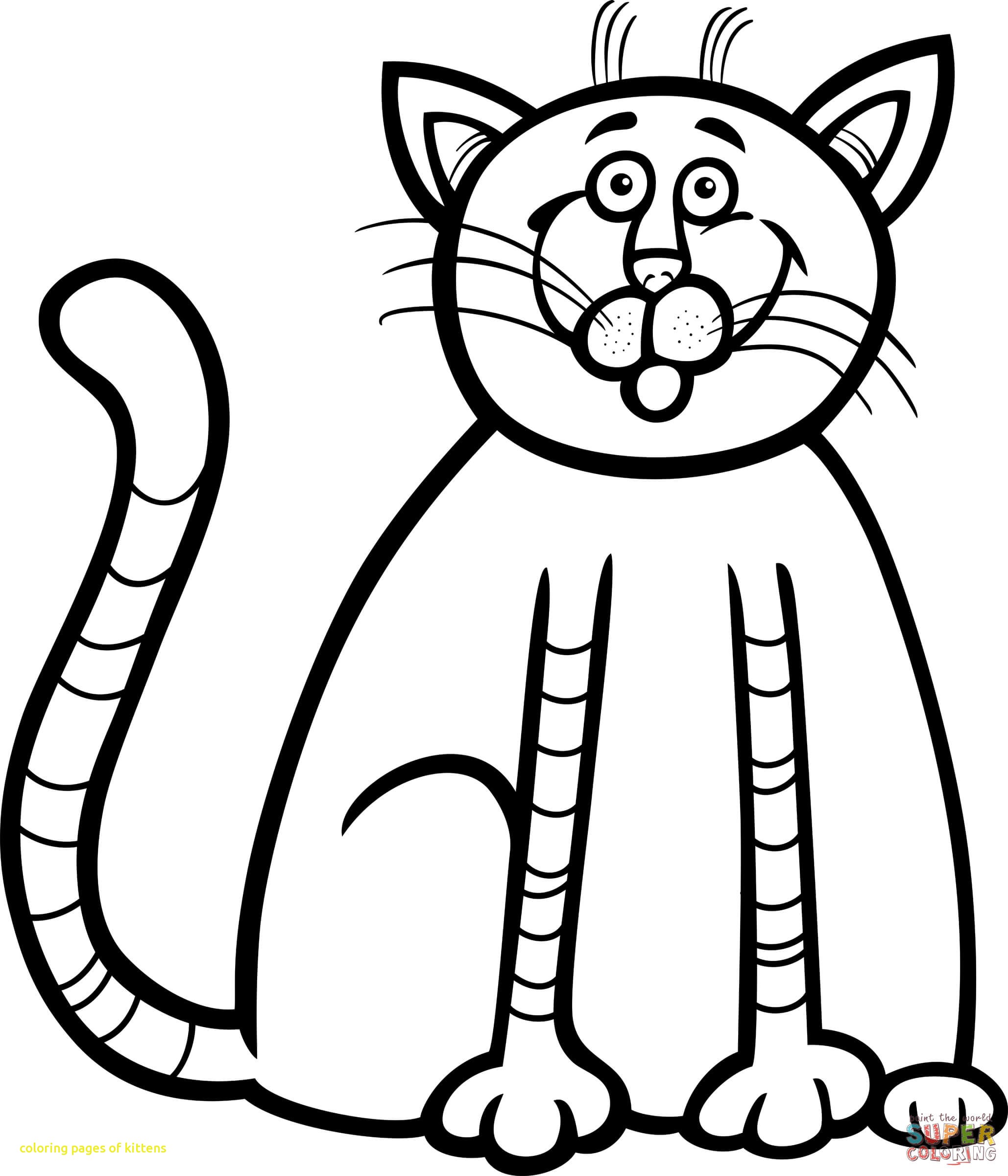 2058x2400 Coloring Pages Of Kittens With Cute Kitten Coloring Page