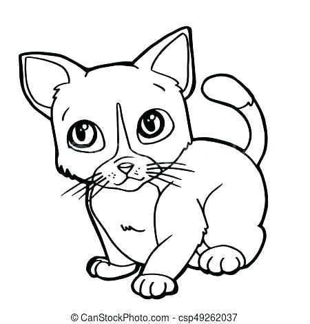 Cute Kitty Drawing at GetDrawings | Free download