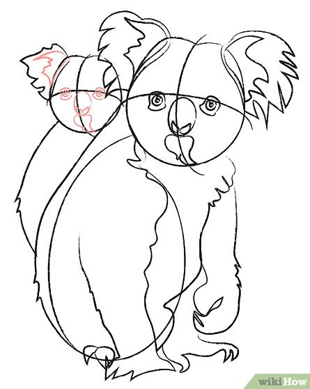 445x559 How To Draw Koala Bears 9 Steps (With Pictures)