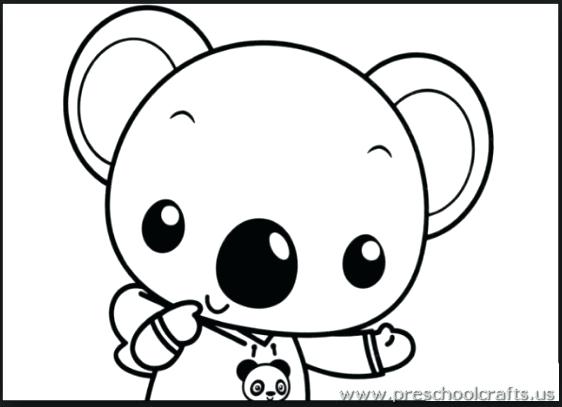 562x407 Best Koala Coloring Pages Fee As Cute Brothers Baby