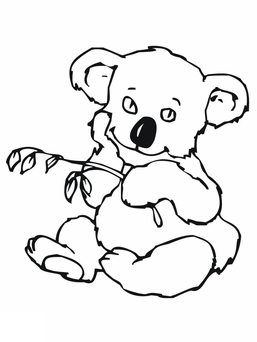 1024x1365 Cute Koala Coloring Pages Coloring Pages Kids