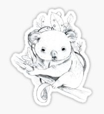 210x230 Cute Koala Drawing Stickers Redbubble