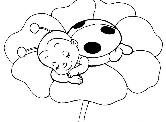 678x500 Best Cute Ladybug Coloring Pages 47 About Remodel Coloring Pages