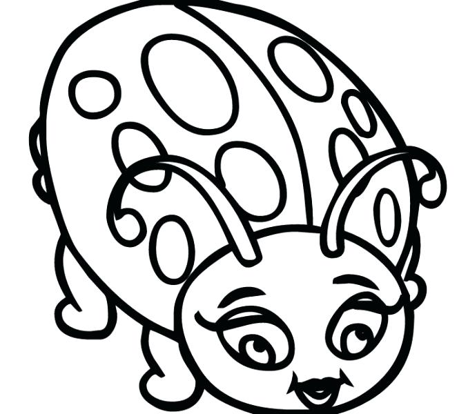678x600 Picture Of A Ladybug To Color Adult Coloring Pages Cute Ladybug