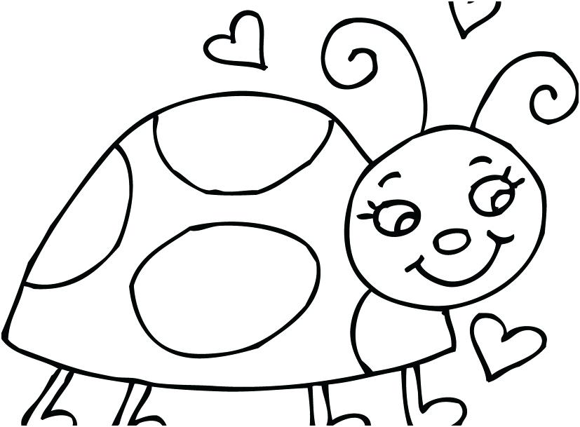 827x609 Pictures Of Ladybugs To Color Technolife.site
