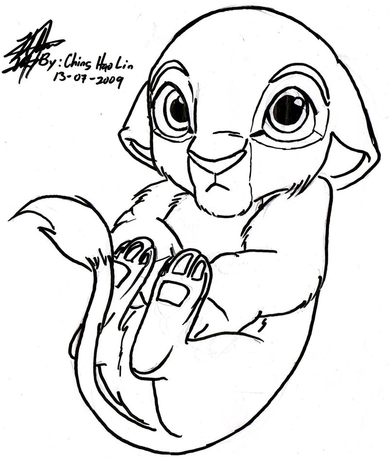 800x941 Lion Cub By Chingilin