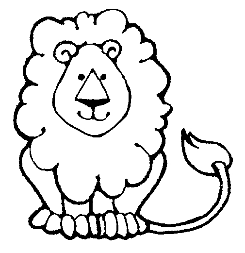 505x521 Roaring Lion Line Drawing
