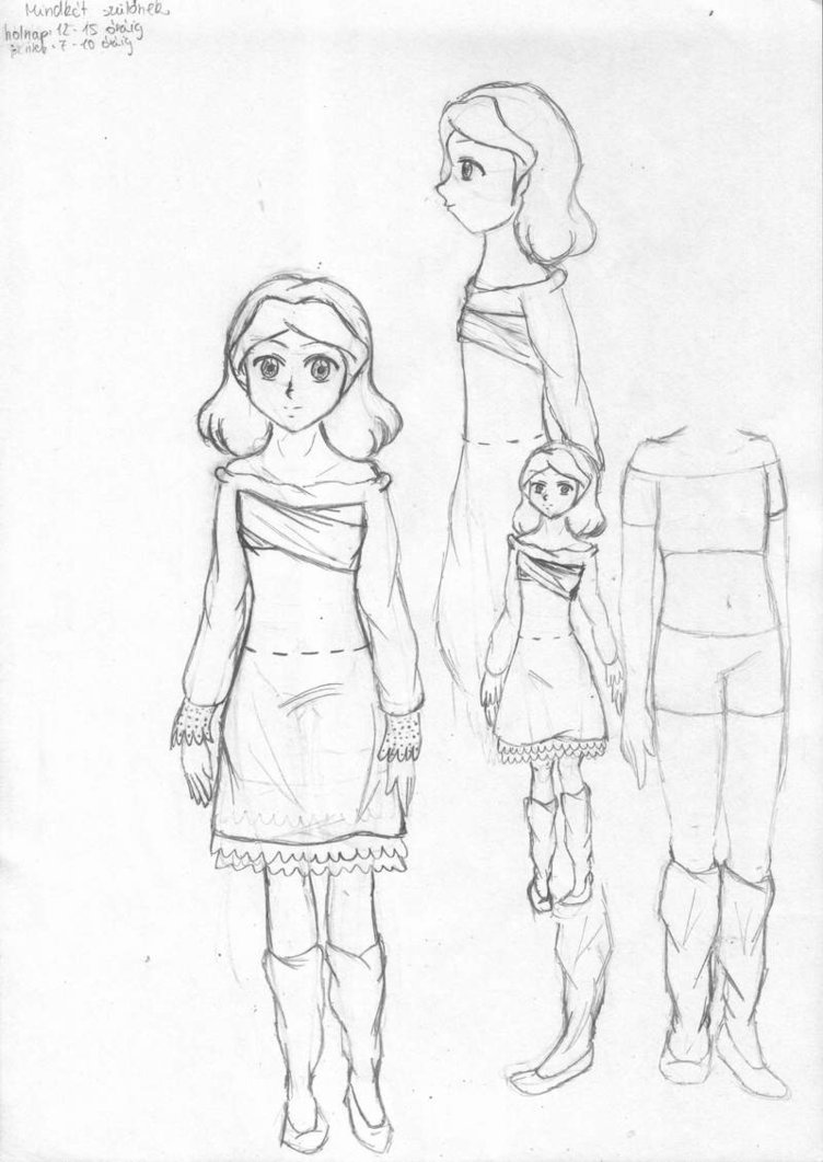 752x1061 Cute Little Girl By Sakura Chrno