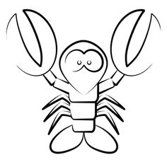 Cute Lobster Drawing at GetDrawings | Free download