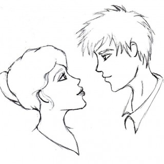 320x320 Cute Couple Easy Drawing Ideas Couples Drawings