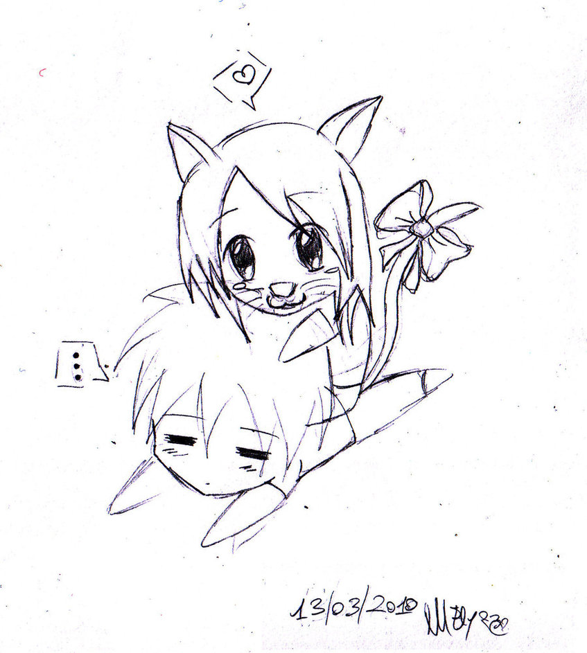 847x943 Cute Neko Love Xd By Elychan1993