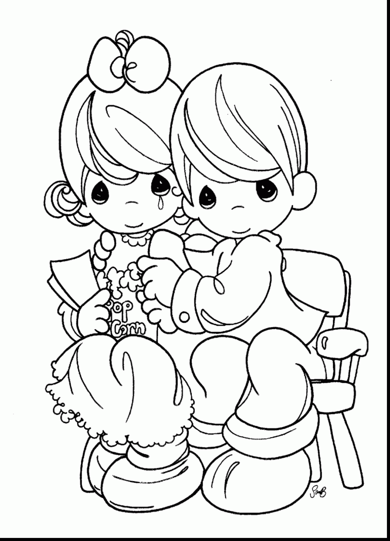 1269x1760 Excellent Precious Moments Coloring Pages Printable With Love