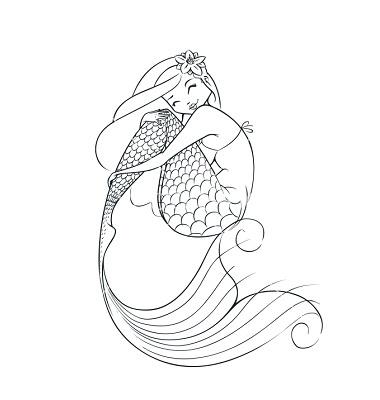 380x400 Mermaid Fairy Tale Character Vector 1295609