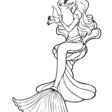 220x220 Barbie In A Mermaid Tale Coloring Pages