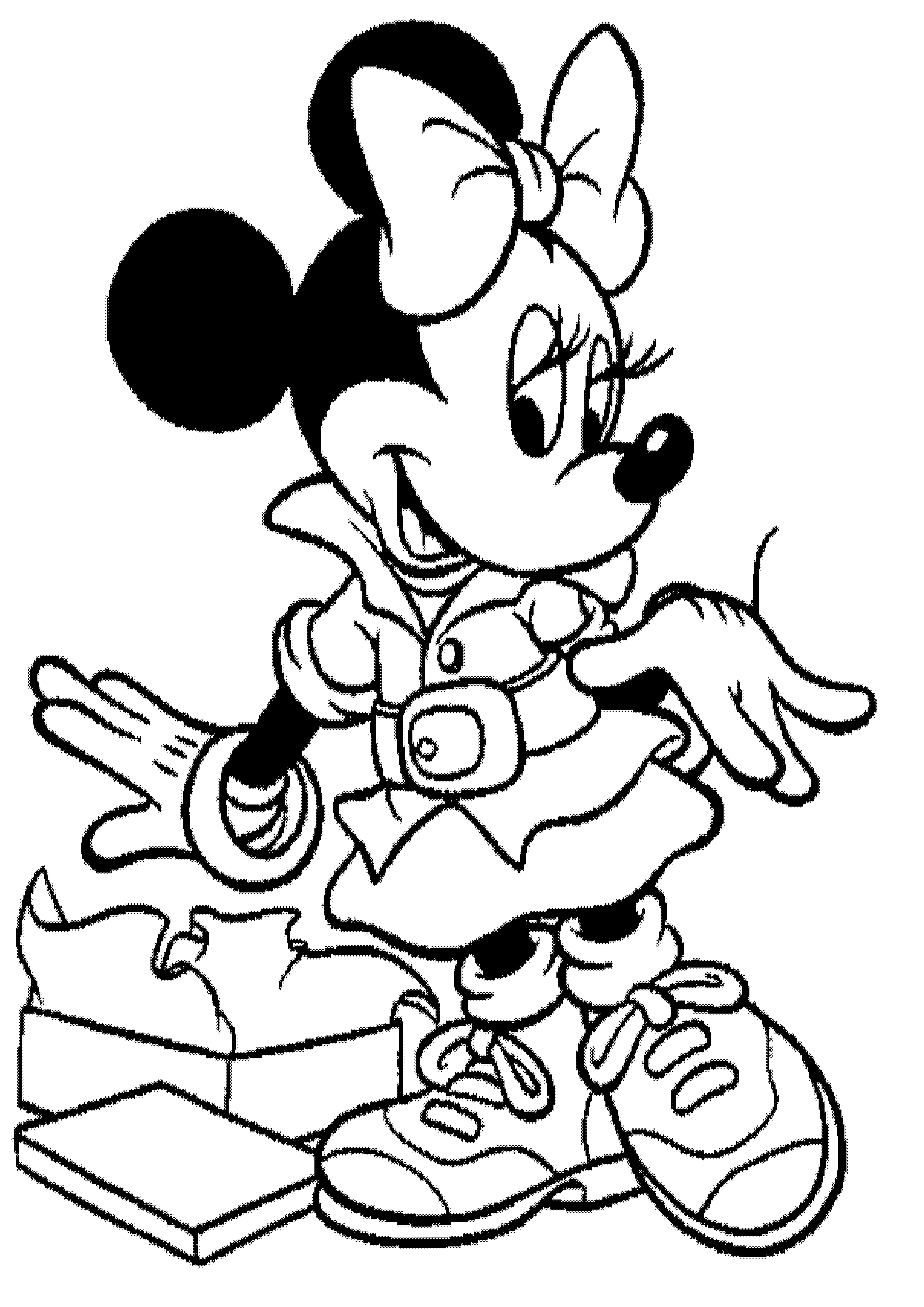 4960x7015 Minnie Mouse Coloring Pages