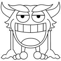 Cute Monster Drawing