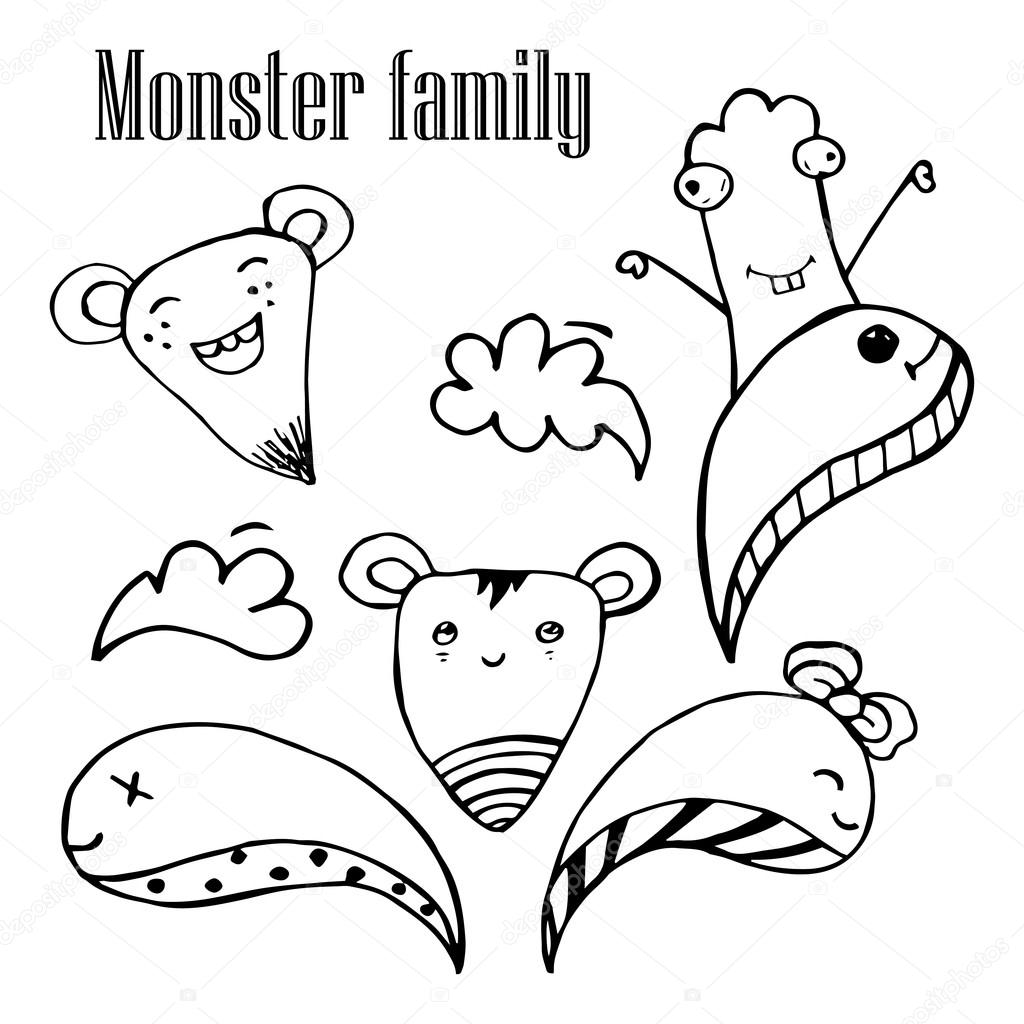 1024x1024 Drawn Monster Cute Monster