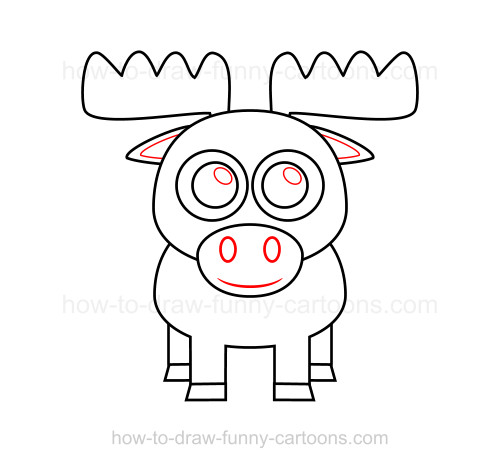 500x468 To Draw A Moose
