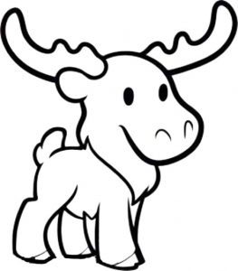 263x300 Coloring Pages Coloring Pages Moose Coloring Pages Moose