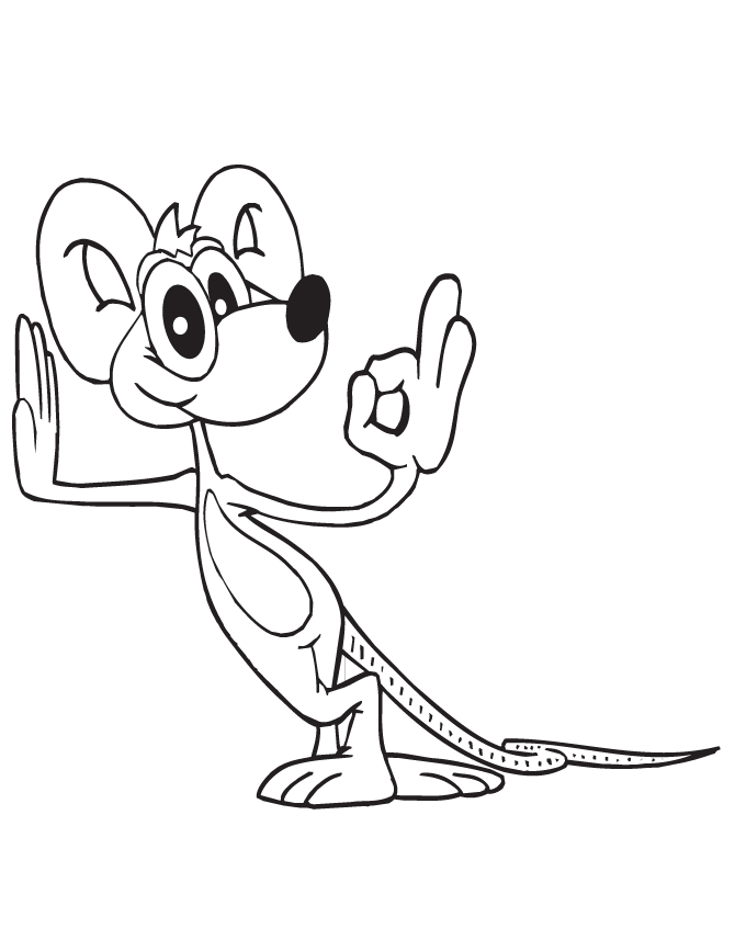 670x867 Cute Mouse Cartoon Coloring Page H Amp M Coloring Pages
