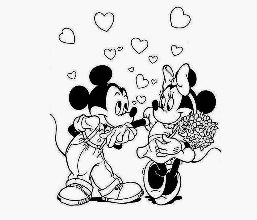 832x713 Click To See Printable Version Of Minnie Mouse Coloring Page