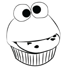 230x230 Top 25 Free Printable Cupcake Coloring Pages Online