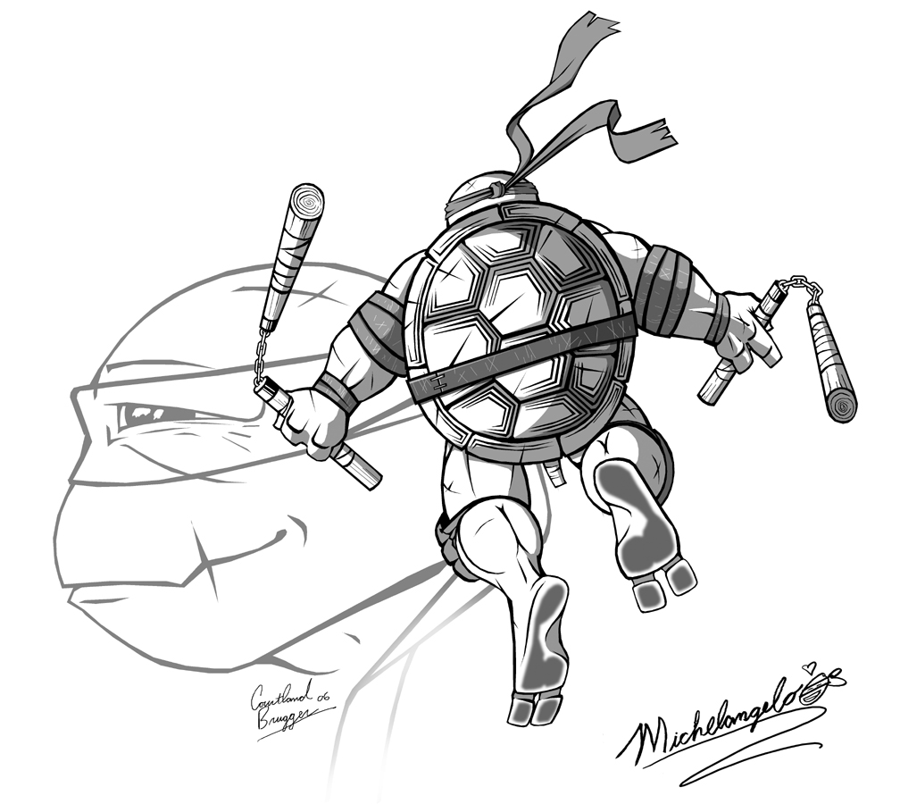 1008x900 From Mikey With Love By Ninja Turtles