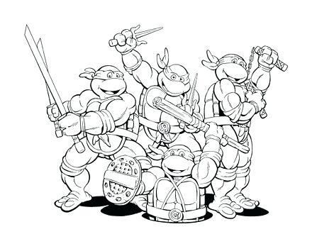 440x330 Turtle Coloring Pages Ninja Turtles Coloring Turtles Big Bang Fish