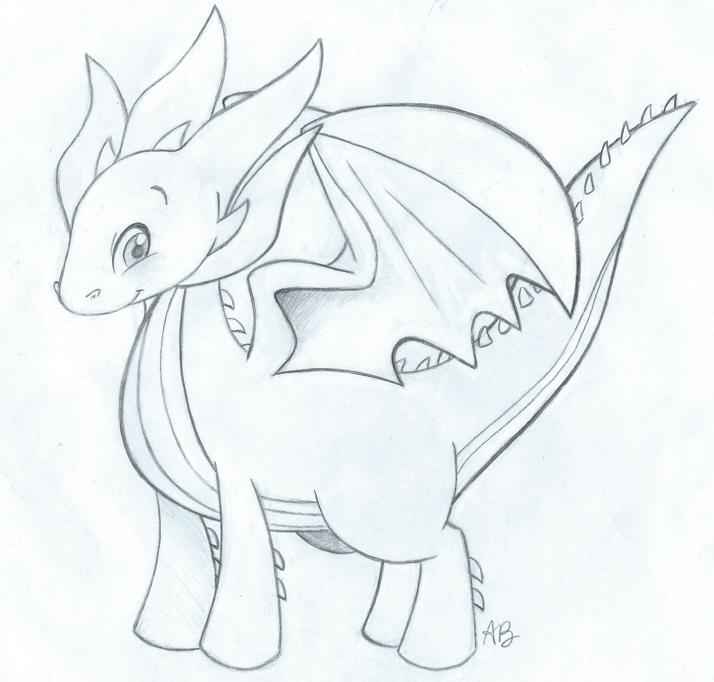 2280x2175 I Drew This Dragon!