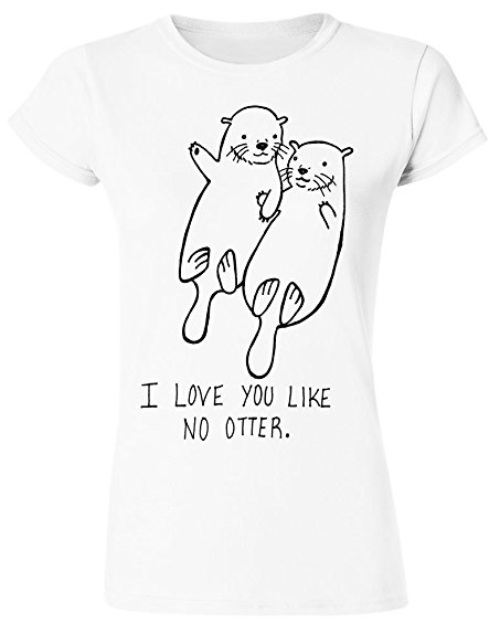 453x573 I Love You Like No Otter, Two Cute Otters Holding