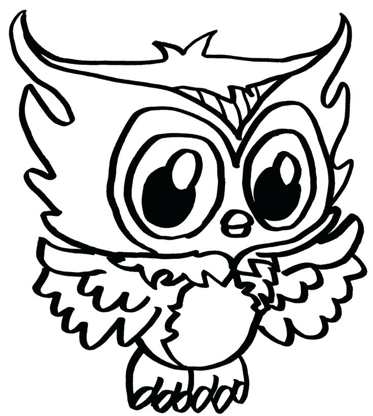 736x820 Free Owl Coloring Pages Coloring Page Of Owl Medium Size Of Pages