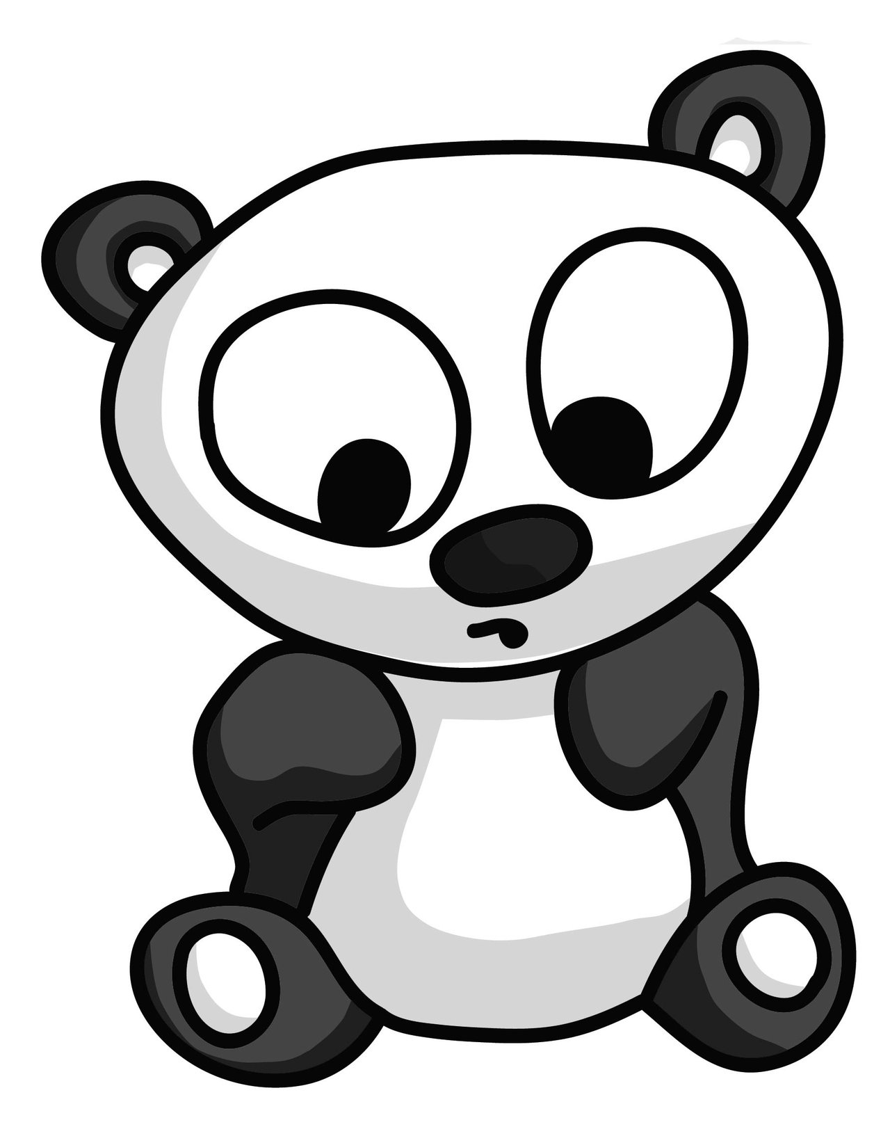 1280x1620 Cute Panda By Hamster And Cat